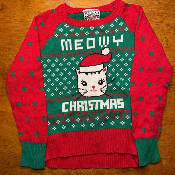 Well Worn Other - Well Worn Brand Toddler Christmas Sweater Meowy Christmas 18 Months